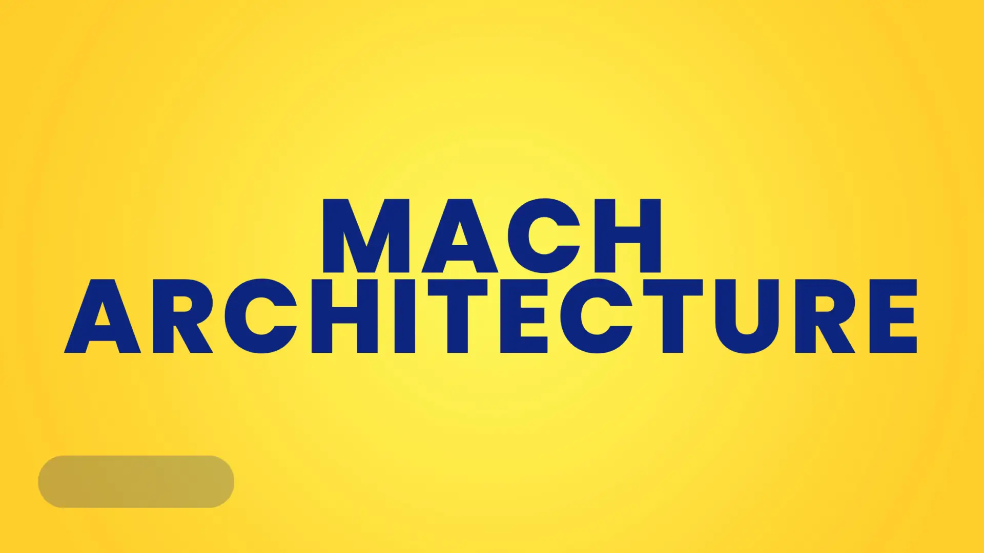 MACH architecture, explained without the jargon